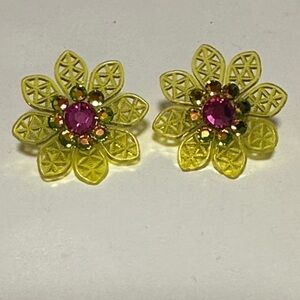 Tarina Tarantino Flower Post Earrings